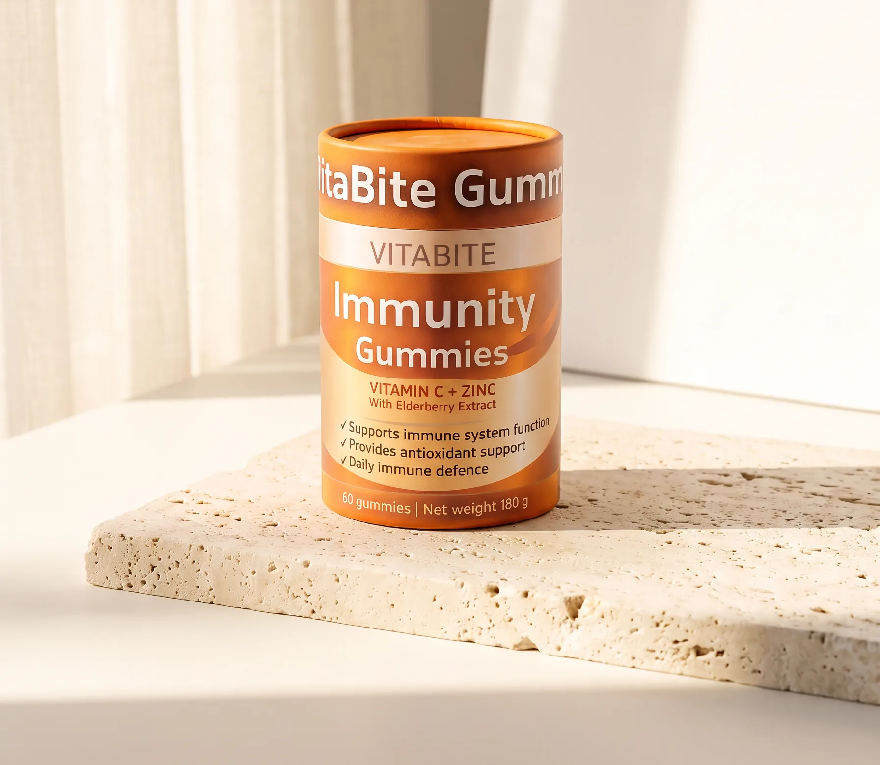 Vitabite Immunity gummies editorial composition