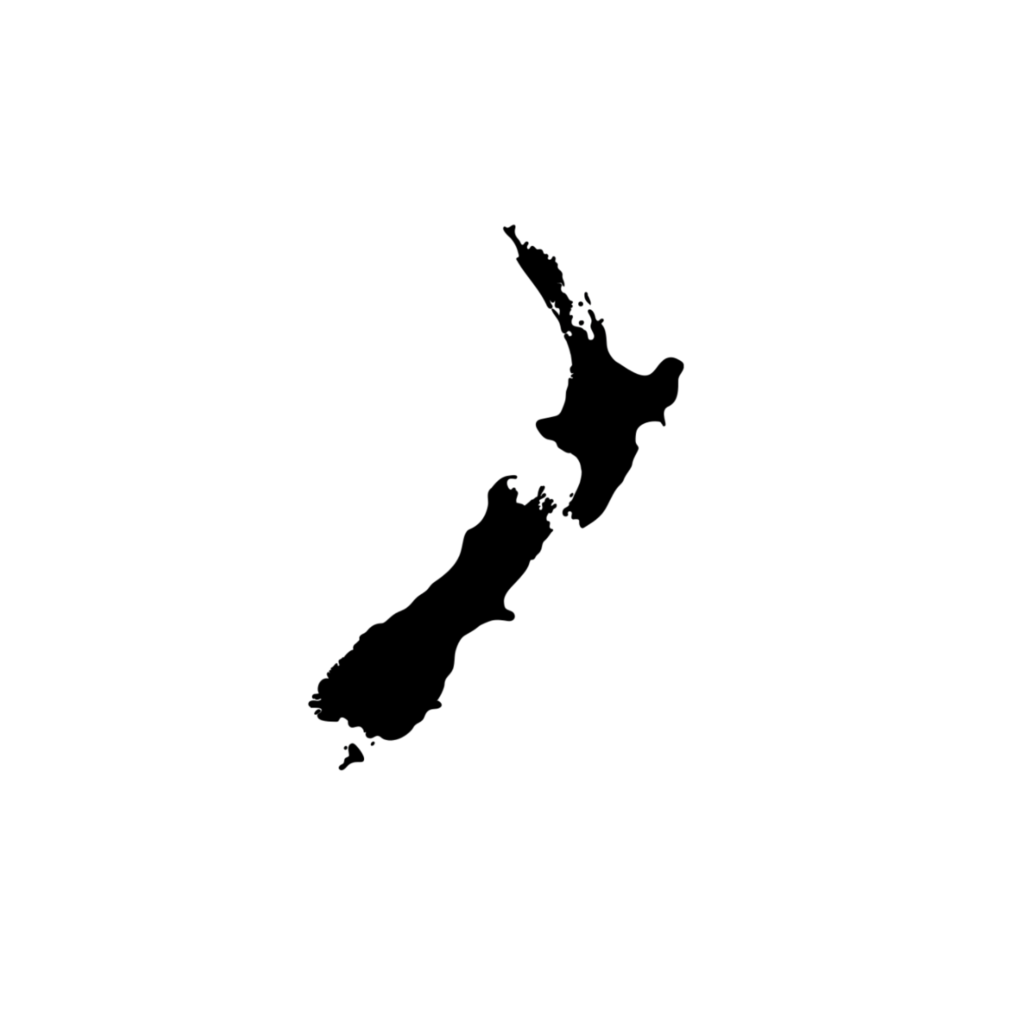 New Zealand silhouette